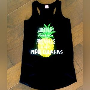 Oversized sleep shirt - “When Life Hands You Pineapples Make Pina Coladas”